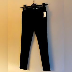 Girls size 12 black Gap brand jeggings. New with tags.